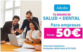 Promocin Seguro de salud Adeslas empresas y negocios desde 50 EUR