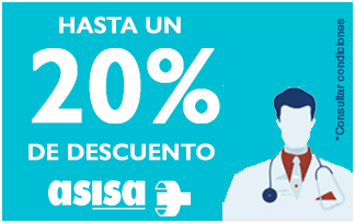 Oferta 20% descuento en Asisa Salud ms Dental o Vida