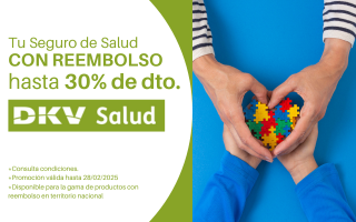 Oferta seguro reembolso DKV hasta el 30% de descuento