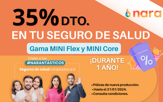 Hasta 3 meses gratis en seguros de salud Nara.