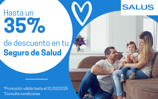 Promocin hasta un 35% de descuento en seguro de salud SALUS en 2025