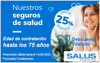 Promocin Salus 25% descuento para siempre
