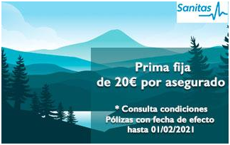 Oferta Sanitas Bsico Digital por 20 EUR/mes el primer ao