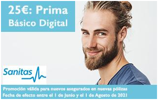 Oferta Sanitas Bsico Digital por 25 euros