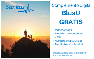 Ampliacin Oferta gratis videconsulta Sanitas digital BluaU