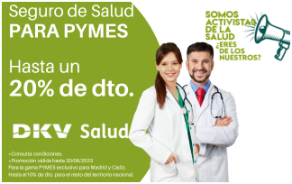 Promoción DKV Salud para Pymes, hasta un 20% de descuento.